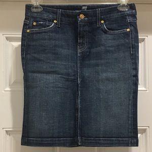 7 For All Mankind “A” Pocket Skirt